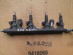 Fuel Rail Peugeot 207 Citroen C4 1.6 VTI V7528176