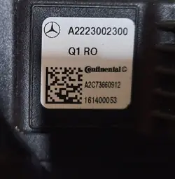 Potenciómetro de acelerador Mercedes-Benz OEM A2223002300 UK