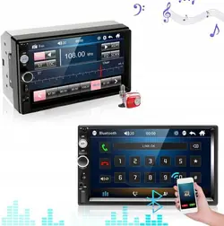 Radio Coche Podofo B0998SWK6S 2-DIN con Pantalla Táctil 7"
