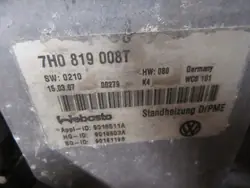 Riscaldatore Webasto per VW T5 2.5 TDI