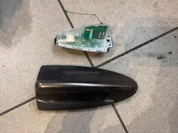 BMW OE Hajfena-antennlock Titansilber