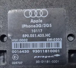 Support téléphone OEM 8P0051435HC pour Audi A4 B6 B7