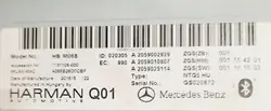 Mercedes C-luokka W205 Radio Navigaatio OEM A2059002929