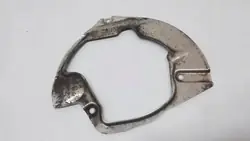Porsche OE vänster fram bromsskivsskydd 98135180100
