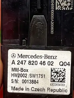 Relé OEM A2478204602 para Mercedes-Benz E W213