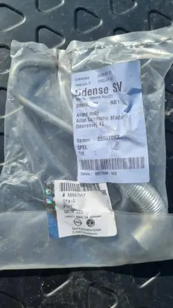 Tubo de lubrificação turbo Opel OE 55567067 - Usado