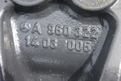 Mercedes Actros MP4 fjäderfäste vänster OEM A9603221403006