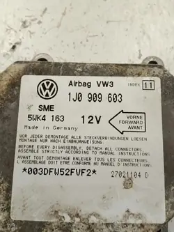 Käytetty turvatyynyohjain OEM Sterownik airbag Volkswagen OE