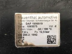 Depósito de aire DAF XF OEM 1999919 - Estado usado