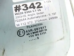 Vitre Latérale Mercedes W220 Vert AS2 Avant Gauche A2207200318