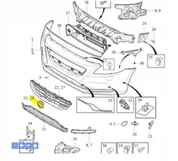 Emblème avant Volvo V40 OEM 31425821