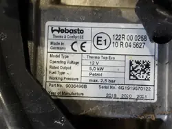 Chauffage Webasto OEM 31694777 pour Volvo S60 V60 XC60 XC90
