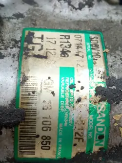 AC Compressor 13106850 1.3 CDTI Opel Agila I