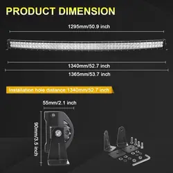 OEM 0745245010635 Barra LED curva 106.7cm