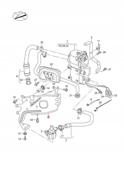 4K0265335F AUDI Support - Chauffage stationnement