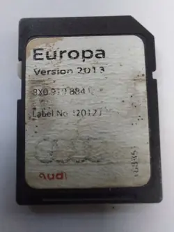 Carte SD OEM 8X0919884E Europe 2013 Audi Q3 8U