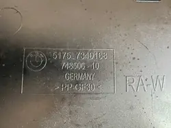 Plaque de couvercle moteur BMW 51757340168 Série 5 G30/G31