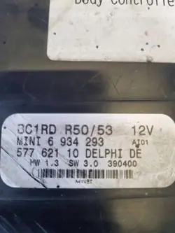 Module Ordinateur BMW/Mini One R50 6934293 390400 57762110