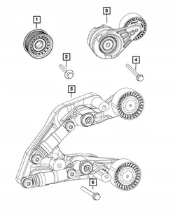 Riemspanner Set Jeep Wrangler 2018 2.0T OEM
