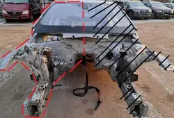 FRONTRIGHTLEGS Longeron Droit Jaguar XF 2016