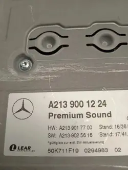 Amplificador Burmester OEM A2139001224 para Mercedes W217