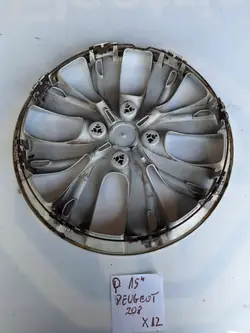 Enjoliveur 15" Original Peugeot 208 9673846377