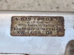 Refroidisseur EGR OEM 6291400375AOP Mercedes 4.0 CDI