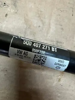 Arbre de transmission avant gauche VW Audi Skoda Seat TSI