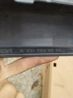 Spoiler de parachoques delantero FORTWO II 451 A4517930088