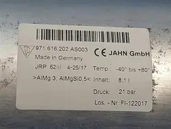 Depósito de aire Porsche OEM 971616202 Panamera 971 II