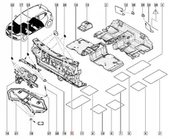 Isolation cloison OEM 679002815R 679006954R pour Renault Clio IV