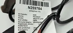 Molas Traseiras OEM 208 SPRĘŻYNY TYŁ para Peugeot 208 II