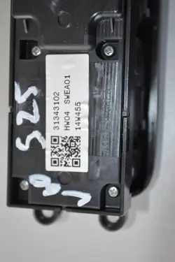 Interruttore finestrino conducente Volvo V60 I OE 31343102