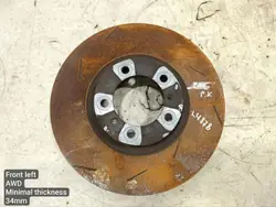 Porsche Jarrulevy OEM 971615301L Etu Käytetty