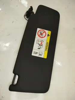 Vänster solskärm svart OEM 5G0857551AS för Skoda Superb III