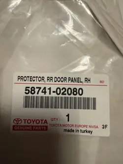 Autocollant arrière gauche Toyota Auris OEM 58741-02080