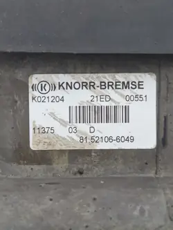 EBS-modulatorventil OEM 81.52106-6049 för MAN TGX