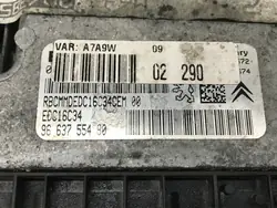 Unité de contrôle moteur Citroen 9663755480