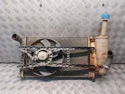 Radiador de agua + Ventilador Fiat Panda II 1.1 8V OEM 51773189