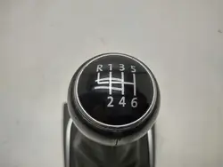 Manopla de câmbio em couro VW Golf V VI Jetta Scirocco OEM 1K0711113CG