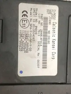 Kit d'allumage OEM MEV02370A17531 pour Nissan NV200
