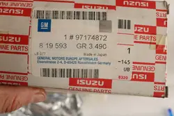 Soupape régulatrice pression Opel Isuzu OEM 897174872