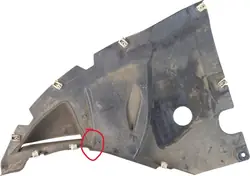 Protector de guardabarros delantero OEM 51718092241 BMW X6 G06