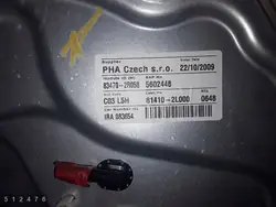 Régulateur de vitre Hyundai d'occasion OEM 834702R050