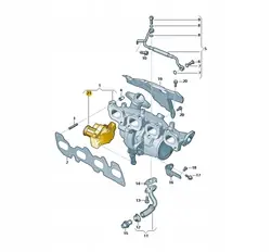 Reparationssats för ställmotor OEM 04L198701A