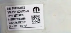 Chrysler Pacifica 2021 Vasen puolen oven mekanismi OEM 68368919AF