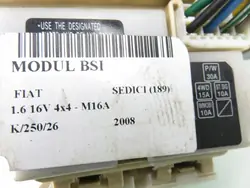 Módulo BSI OEM 36770-79J50 para Fiat Sedici 1.6 16V