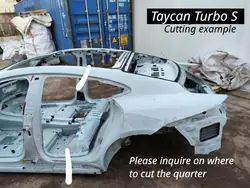 Porsche Taycan 2021 Aleta Trasera Izquierda OEM 244240