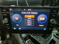 VW Golf 7 radio-display OEM 5G6919605B - Gebruikt