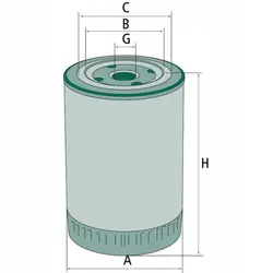MANN-FILTER Oil Filter W 1374/6 Used